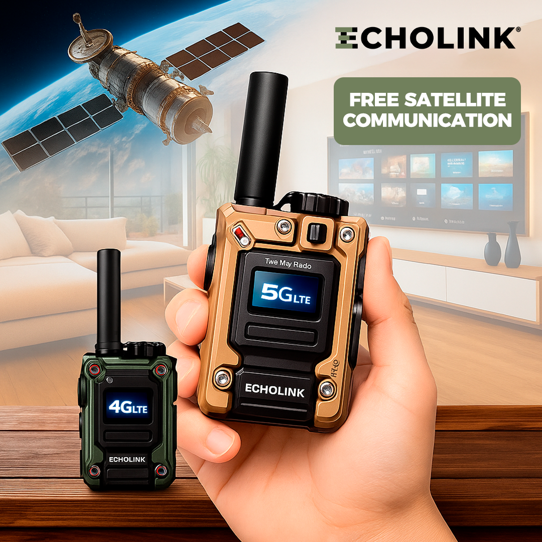 2x Tactical Walkie-Talkie EchoLink [UNLIMITED COMMUNICATION]